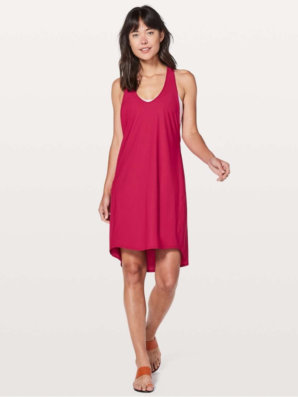 lululemon athletica Asymmetrical dress. in Deep Berry